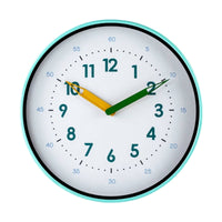 Quartz Wall Clock Round Analog Wall Clock Slim for Children