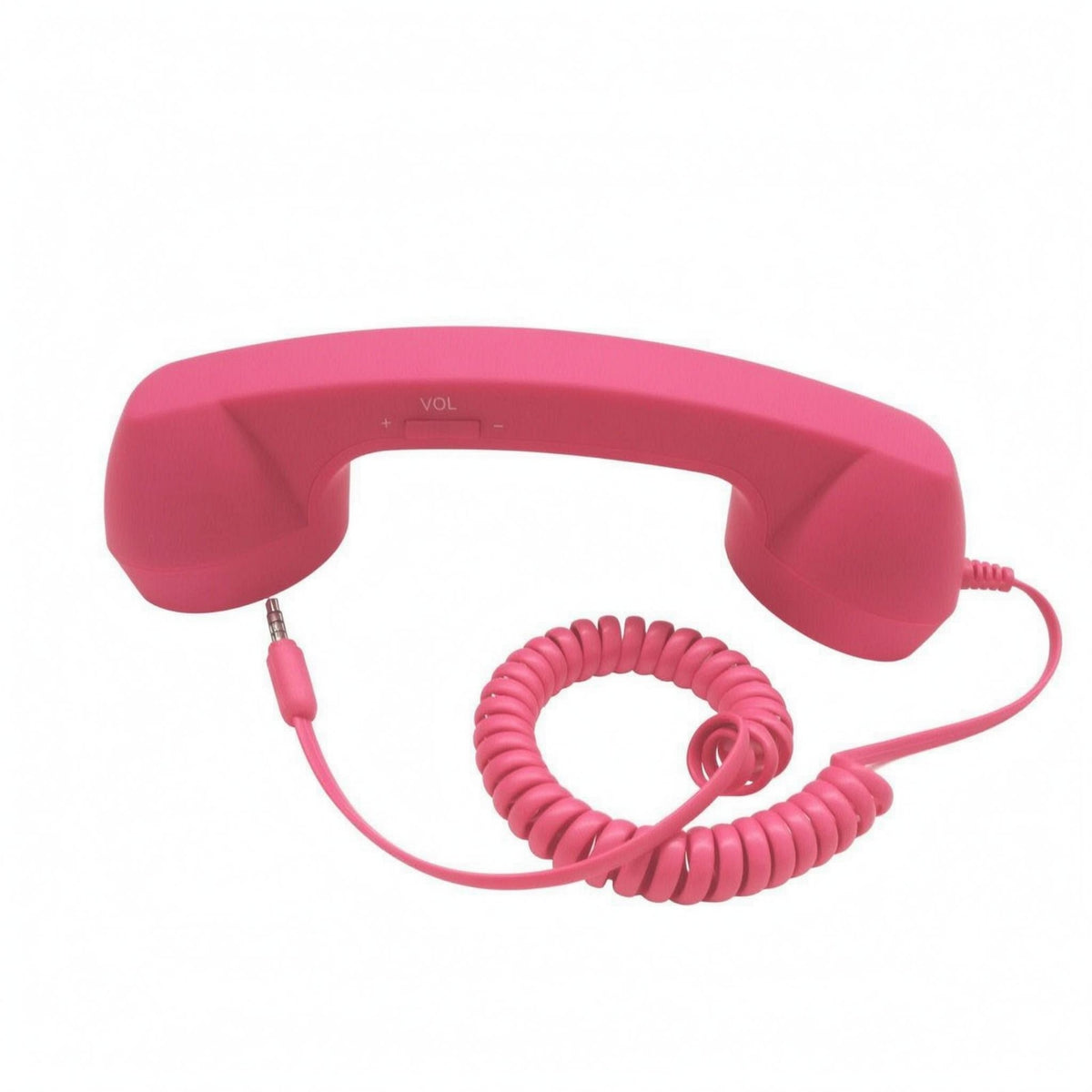 Retro Phone Handset Curved Shape 3.5mm Phone Handset Molded Plastic