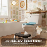 Toilet Squatting Stool U-Shaped Design Footrest Easy Storage for Adults, Seniors