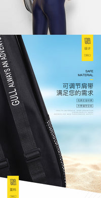 潜水脚蹼包潜水网包装备袋手提网袋单肩装备袋含肩带浮潜游泳包袋