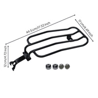 Motorcycle Rear Rack Fixed-Mount Rear Luggage Rack High-Support Motorcycle Cargo Carrier for Riders