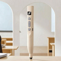 Rechargeable Presentation Controller with Telescopic Pointer Slim Presentation Pen with Laser Indicator Plug and Play Laser Pointer Controller Compact for Teachers, Classroom, Lecture