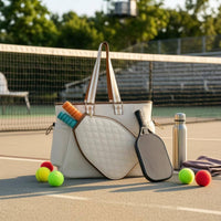 Pickleball Racket Bag Structured Pickleball Side Bag Pockets