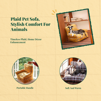 Orthopedic pet bed, washable cover
