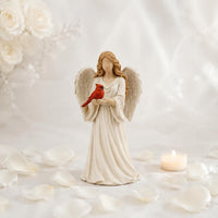 Angel Figurine Collectible Memorial Statue Handcrafted Memorial Angel Figurine for Living Room