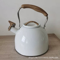 2.5L Stainless Steel Whistling Kettle, Blue, Modern Minimalist