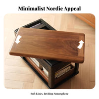 Wheeled C-Table Foldable Design Serving Cart Nordic design aestheticSaving for Students, Adults