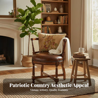 Single-Seater Club Chair Vintage Design Living Room Seating Soft Cushioning Deep Cushioned for Adults