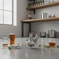 Compact Keg Dispensing Fitting Multi-Port Dispensing Fitting with Threaded Fittings Sturdy Beer Keg Connector Easy to Install for Kegerator