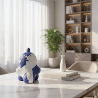 Cartoon Figurine Sculptural Resin Statue Textured for Sideboard, Art Collectors