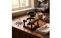 coffee Pressing Station Functional Portafilter Holder Organizer for Cafe