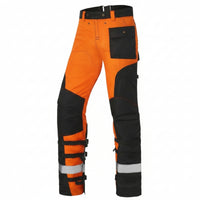 Forestry Trousers Reflective Tree Pants Reinforced for Trail Clearing