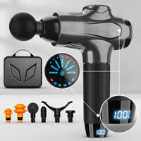 Long Battery Life Massage with LCD Display Cordless Percussion Massage Deep Tissue Muscle Massager Rechargeable for Athletes