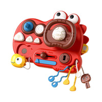 Dinosaur-Themed Stroller Steering Wheel Toy Multifunction Stroller Toy Sensory Travel-Friendly for Toddlers