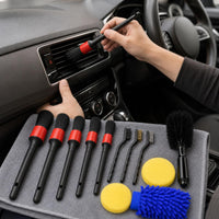 car cleaning brush set