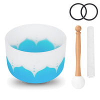 Stress Relief 432hz Healing Bowl 8 Inch Crystal Singing Bowl for Meditation Practitioners, Mindful Movement Enthusiasts