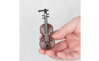 Realistic Details 1:12 Miniature Instrument Set Scene Decoration Dollhouse Musical Instruments Desktop Ornament for Model Collectors
