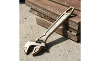 Adjustable Wrench Carbon Steel Wrench with Scale Versatile Adjustable Spanner for Plumbers, Mechanics, Household Maintenance, Plumbing