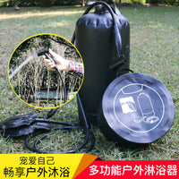 厂家现货新款户外自动充气淋浴桶折叠沐浴袋野营淋浴器露营用品