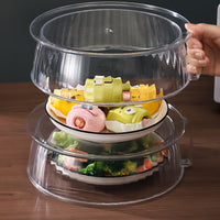 Microwave Plate Cover With Handle Microwave Protector Versatile Food Splatter Lid