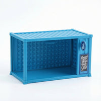 Plastic Container House with LED Light Easy Assembly DIY Room Box Cozy Mini House Building Kit Stunning for Craft Time