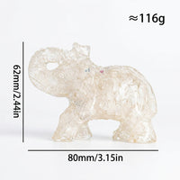 Crystal Elephant Home Decor, Gifts Women Mum Ornament, Crystal Gifts Women Mum Birthday, Elephant Fi - Image 6