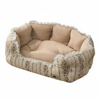 Kitten Couch Bed Calming Raised Side Dog Bed Warm for Indoor