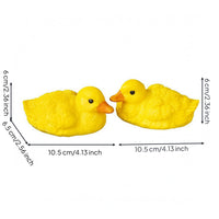 Floating Duck Ornament Bright Yellow Duckling Figurine Waterproof for Pool
