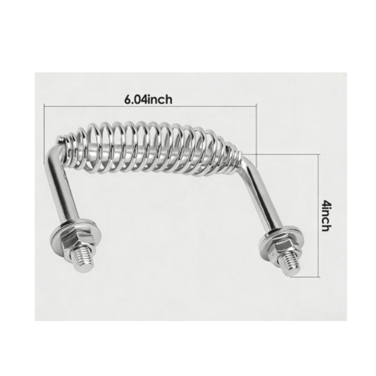 Bolt-on Coil Handle Long-Lasting BBQ Coil Handle for Outdoor Grilling, Cookout