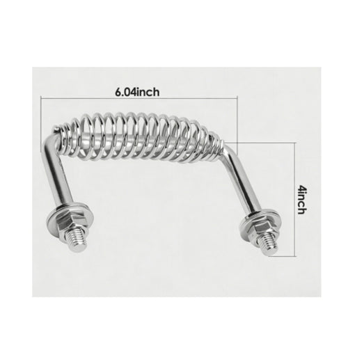 Screw-on Coil Handle Long-Lasting BBQ Coil Handle for Outdoor Grilling, Cookout