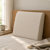 Sofa Back Cushion Even Surface Rectangular Backrest Cushion Khaki