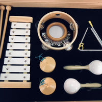 奥尔夫木制打击乐器套装儿童音乐启蒙教学礼盒初学者音乐打击教具
