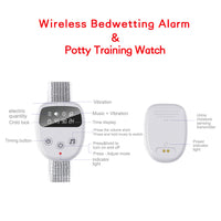 Wireless Bedwetting Alarm with Light, Vibration, and Music for Toilet Training, Kids and Elderly