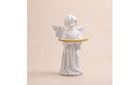 Angel Figurine with Tray Elegant Decor Classic for Entryway