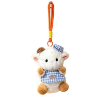 Soft Sheep Charm with Cord Kawaii Sheep Pendant Lovely Bag Charm Cuddly for Girls, Keys