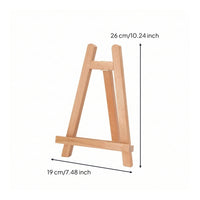 Portable Wooden Tabletop Easel Compact Adjustable Table Easel Fold-Flat Art Supply Sturdy for Artists, Students, Beginners, Painting, Sketching, Studio, Classroom