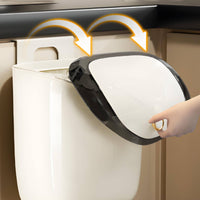 Wall Mounted Trash Can Odor Control Sliding Lid Trash Can Easy to Clean