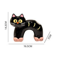 Feline-Shaped Toothbrush Holder uncoveredMouth Feline Toothbrush Holder Striped
