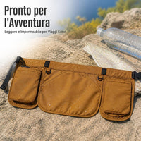 Multi-Pocket Utility Waist Bag for Outdoor Cycling and Daily Wear