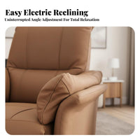 Electric Recliner Adjustable Recline Powered Single-Person Recliner Multi-Functional single-button Control for Seniors, Bedroom