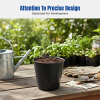 Sprout Container, Black Flower Pot, Nutrient Bowl, Sprout Bag, Multi-Use for Planting