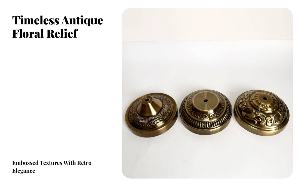 Low-Profile Metal Lamp Base