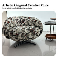 Suspended Armchair Minimalist Design Lounge Chair Modern Aesthetic Ergonomic Comfort for Homeowners, Interior Decorators