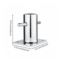 316 Stainless Steel Bollard Heavy Duty Stainless Steel Mooring Bollard Easy Installation Boat Mooring Post for Harbor