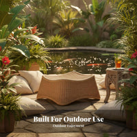Wicker Peacock Chair Sexteriorheast Asian & design Armchair Easy to Maintain for Garden