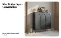 Steel Footwear Storage Unit Dust-Resistant Shoe Storage Cabinet Large Capacity Household Furniture for Apartment Dwellers, Families, Hallway, Bedroom