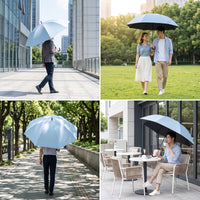 Blocking Two Person Umbrella Water Resistant Umbrella with Long Handle Oversize Windproof for Couples, Travel