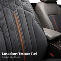 Waist-Design Seat Mat Suede-Like Texture Automotive pad Universal Fit Automobile Pad for motorists, Commuters, Driving, frequent Commute, highway Trips