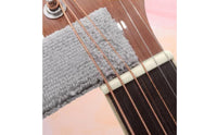 2-in-1 Design Guitar String Cleaner Brush Removes Dust and Double-Ended Fretboard Cleaner Cleans Hard-to-Reach Areas Fretboard Duster Soft Microfiber for Guitarists, Musicians, Bass Players