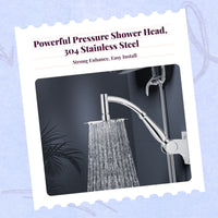 High-pressure handheld shower